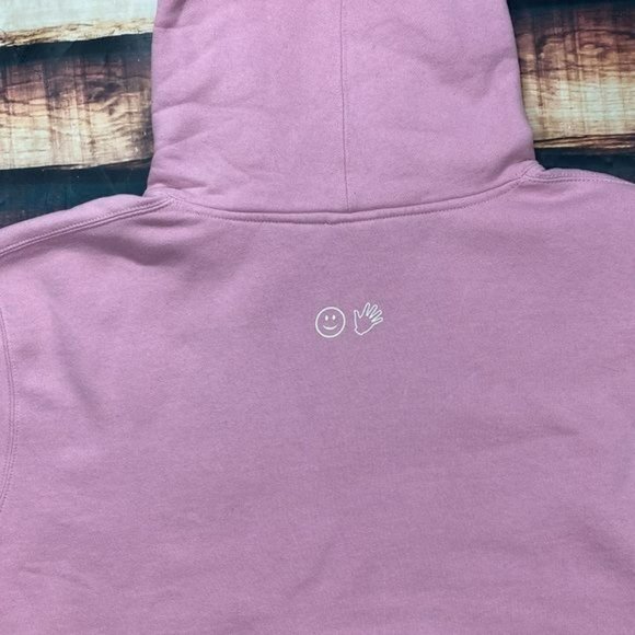 RELISTED Glossier Light Pink Cropped Hoodie - Picture 8 of 10